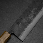 Nakiri White Steel #2 Kurouchi Yaki Urushi Griff 165mm-[Musashi]-[Japan-Küchenmesser]