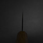 Nakiri White Steel #2 Kurouchi Yaki Urushi Griff 165mm-[Musashi]-[Japan-Küchenmesser]