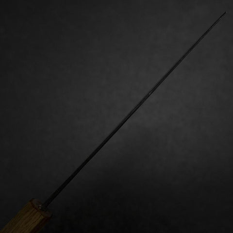 Nakiri White Steel #2 Kurouchi Yaki Urushi Griff 165mm-[Musashi]-[Japan-Küchenmesser]