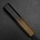 Nakiri White Steel #2 Kurouchi Yaki Urushi Griff 165mm-[Musashi]-[Japan-Küchenmesser]