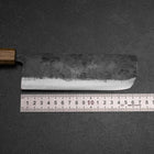Nakiri White Steel #2 Kurouchi Yaki Urushi Griff 165mm-[Musashi]-[Japan-Küchenmesser]