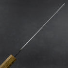 Nakiri White Steel #2 Kurouchi Yaki Urushi Handle 165mm (6.5”)-[Musashi]-[Japan-Küchenmesser]