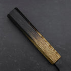 Nakiri White Steel #2 Kurouchi Yaki Urushi Handle 165mm (6.5”)-[Musashi]-[Japan-Küchenmesser]