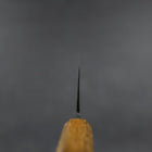 Nakiri White Steel #2 Kurouchi Yaki Urushi Handle 165mm (6.5”)-[Musashi]-[Japanese-Kitchen-Knives]