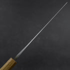 Nakiri White Steel #2 Poliert Yaki Urushi Griff 165mm-[Musashi]-[Japan-Küchenmesser]