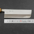 Nakiri White Steel #2 Poliert Yaki Urushi Griff 165mm-[Musashi]-[Japan-Küchenmesser]