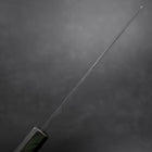 Nakiri White steel #2 Kurouchi Grüner Urushi-Griff 165mm-[Musashi]-[Japan-Küchenmesser]