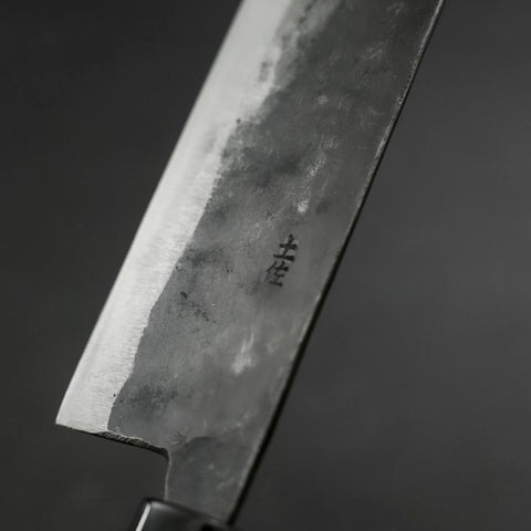 Nakiri White steel #2 Kurouchi Magnolien Griff 165mm-[Musashi]-[Japan-Küchenmesser]