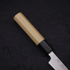 Paring White Steel #1 Polished Buffalo Magnolia Handle 80mm (3.1”)-[Musashi]-[Japan-Küchenmesser]