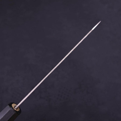 Petty AUS-10 Nashiji Damast Büffelhorn und Magnolienholz Griff 135mm-[Musashi]-[Japan-Küchenmesser]