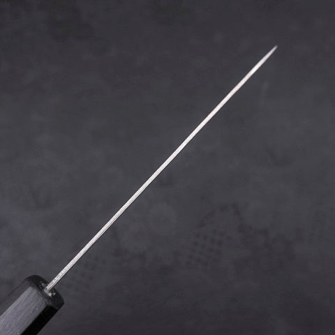 Petty AUS-10 Nashiji Damast Dunkelblauer Urushi Griff 135mm-[Musashi]-[Japan-Küchenmesser]