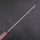 Petty AUS-10 Nashiji Damast Lila Urushi Griff 135mm-[Musashi]-[Japan-Küchenmesser]
