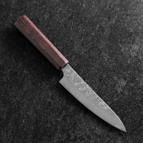 Petty AUS-10 Nashiji Damast Wenge Griff 135mm-[Musashi]-[Japan-Küchenmesser]