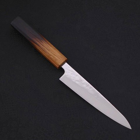 Petty AUS-10, Nashiji Damast Yaki Urushi Griff, 135mm-[Musashi]-[Japan-Küchenmesser]