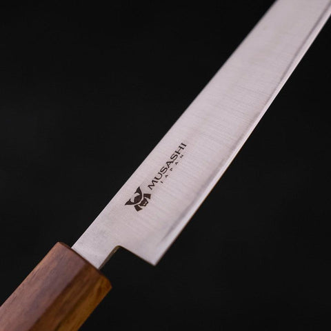 Petty AUS-10 Poliert Eichenholz Griff 150mm-[Musashi]-[Japan-Küchenmesser]