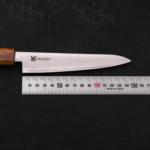 Petty AUS-10 Poliert Eichenholz Griff 150mm-[Musashi]-[Japan-Küchenmesser]