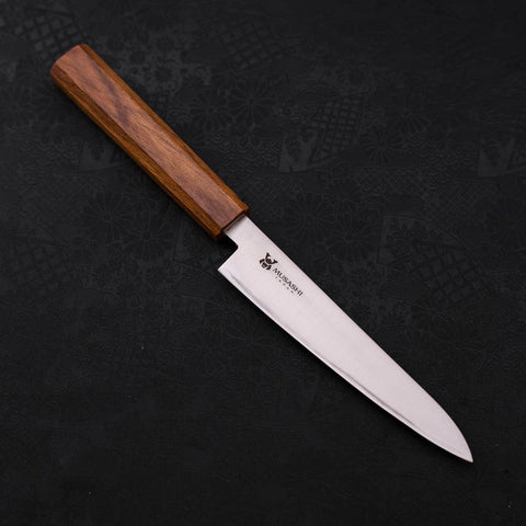 Petty AUS-10 Poliert Eichenholz Griff 150mm-[Musashi]-[Japan-Küchenmesser]