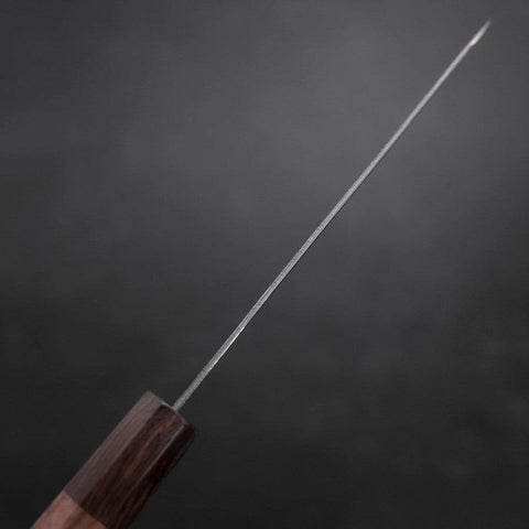 Petty AUS-10 Poliert Nashiji Damast Walnussholz Griff 135mm-[Musashi]-[Japan-Küchenmesser]