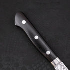 Petty AUS-10 Tsuchime Damast Schwarzer Westlicher Griff 135mm-[Musashi]-[Japan-Küchenmesser]