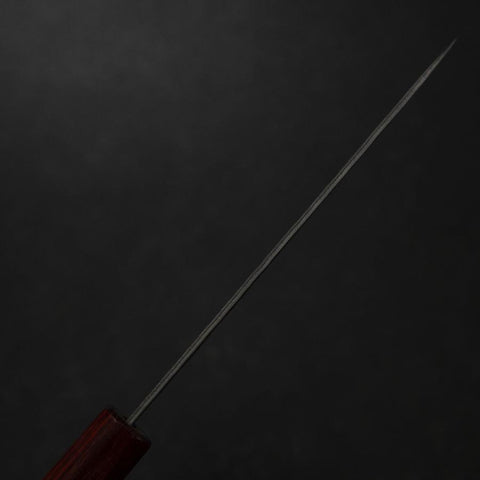 Petty AUS-10 Tsuchime Damast Walnussholz Griff 135mm-[Musashi]-[Japan-Küchenmesser]