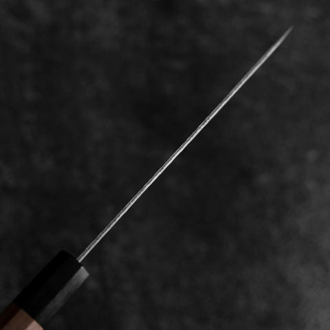 Petty AUS-10 Tsuchime Damascus Walnut Handle 150mm (5.9”)-[Musashi]-[Japanese-Kitchen-Knives]