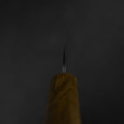 Petty AUS-10 Tsuchime Damast Yaki Urushi Griff 135mm-[Musashi]-[Japan-Küchenmesser]