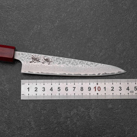 Petty AUS-10 Tsuchime Walnut Handle 135mm (5.3”)-[Musashi]-[Japan-Küchenmesser]