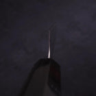 Petty AUS-10 Wellen-Nickel Damast Büffelhorn und Magnolienholz Griff 135mm-[Musashi]-[Japan-Küchenmesser]