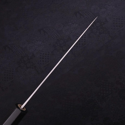 Petty AUS-10 Wellen-Nickel Damast Büffelhorn und Magnolienholz Griff 135mm-[Musashi]-[Japan-Küchenmesser]