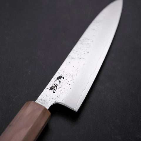 Petty AUS-8 Nashiji Olive Handle 120mm (4.7”)-[Musashi]-[Japan-Küchenmesser]