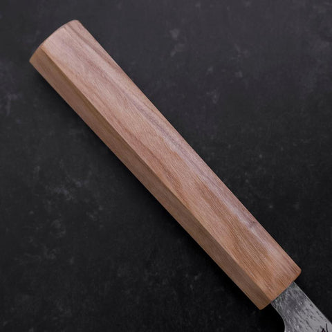 Petty AUS-8 Nashiji Olive Handle 120mm (4.7”)-[Musashi]-[Japan-Küchenmesser]