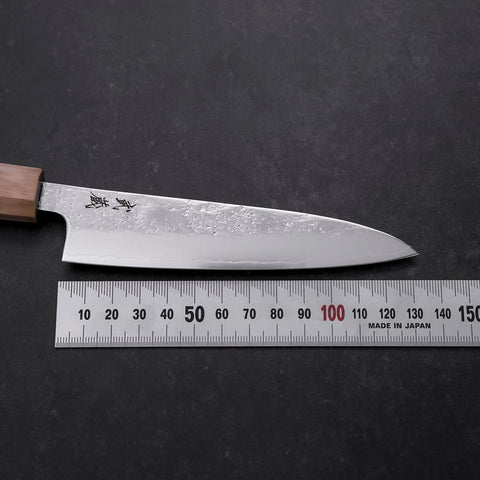 Petty AUS-8 Nashiji Olive Handle 120mm (4.7”)-[Musashi]-[Japan-Küchenmesser]