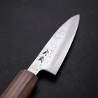 Petty AUS-8 Nashiji Olive Handle 90mm-[Musashi]-[Japanese-Kitchen-Knives]
