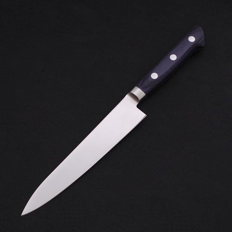 Petty AUS-8 Poliert Blauer Westlicher Griff 150mm-[Musashi]-[Japan-Küchenmesser]