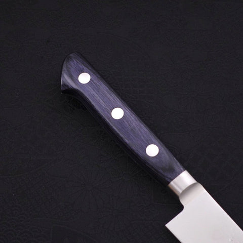 Petty AUS-8 Poliert Blauer Westlicher Griff 150mm-[Musashi]-[Japan-Küchenmesser]