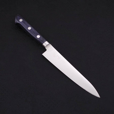 Petty AUS-8 Poliert Blauer Westlicher Griff 150mm-[Musashi]-[Japan-Küchenmesser]