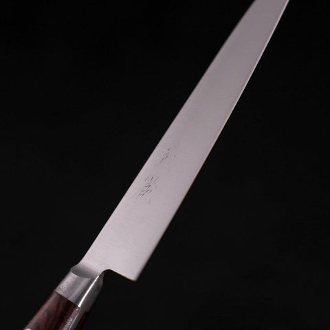 Petty AUS-8 Poliert Brauner Westlicher Griff 130mm-[Musashi]-[Japan-Küchenmesser]