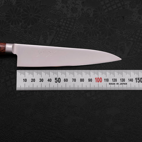 Petty AUS-8 Poliert Brauner Westlicher Griff 130mm-[Musashi]-[Japan-Küchenmesser]
