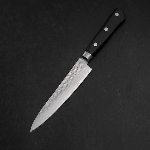 Petty AUS-8 Tsuchime Schwarzer Westlicher Griff 135mm-[Musashi]-[Japan-Küchenmesser]