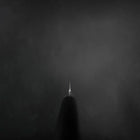 Petty AUS-8 Tsuchime Schwarzer Westlicher Griff 135mm-[Musashi]-[Japan-Küchenmesser]