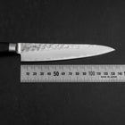 Petty AUS-8 Tsuchime Schwarzer Westlicher Griff 135mm-[Musashi]-[Japan-Küchenmesser]