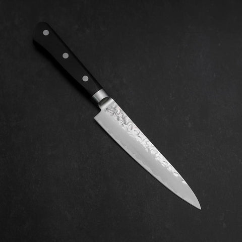 Petty AUS-8 Tsuchime Westlicher Schwarzer Griff 135mm-[Musashi]-[Japan-Küchenmesser]
