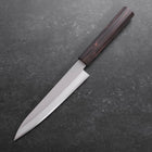 Petty Aogami Super Edelstahlummantelung Poliert Büffelhorn und Ebenholz Griff 145mm-[Musashi]-[Japan-Küchenmesser]