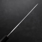 Petty Aogami Super Edelstahlummantelung Poliert Büffelhorn und Ebenholz Griff 145mm-[Musashi]-[Japan-Küchenmesser]