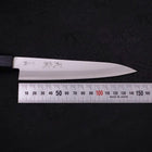 Petty Aogami-Super Edelstahlummantelung Poliert Dunkelblauer Griff 145mm-[Musashi]-[Japan-Küchenmesser]