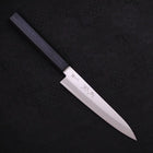 Petty Aogami-Super Edelstahlummantelung Poliert Dunkelblauer Griff 145mm-[Musashi]-[Japan-Küchenmesser]