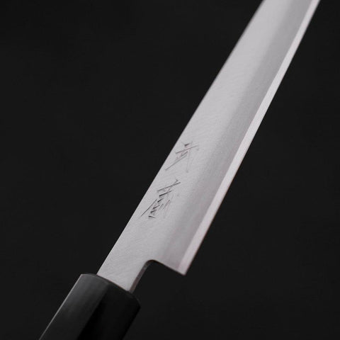 Petty Aogami Super Edelstahlummantelung Poliert Rosenholz Griff 150mm-[Musashi]-[Japan-Küchenmesser]