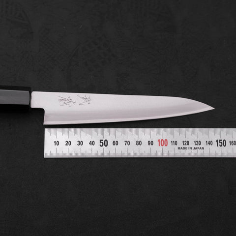 Petty Aogami Super Edelstahlummantelung Poliert Rosenholz Griff 150mm-[Musashi]-[Japan-Küchenmesser]