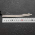 Petty Blue Steel #1 Edelstahlummantelung Kurouchi Büffelhorn und Magnolienholz Griff 150mm-[Musashi]-[Japan-Küchenmesser]