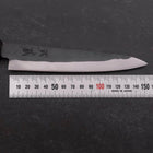 Petty Blue Steel #1 Edelstahlummantelung Kurouchi Dunkel-Lila Kirschholz Griff 150mm-[Musashi]-[Japan-Küchenmesser]